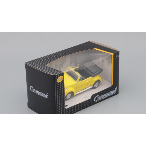 1:43 Масштабная модель VOLKSWAGEN Beetle Cabrio (open), yellow