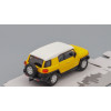 1:43 Масштабная модель TOYOTA FJ Cruiser, yellow / white roof