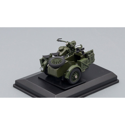 1:43 Масштабная модель BMW R75 motorcycle with sidecar, dark green