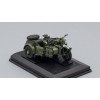 1:43 Масштабная модель BMW R75 motorcycle with sidecar, dark green