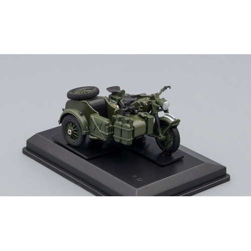 1:43 Масштабная модель BMW R75 motorcycle with sidecar, dark green