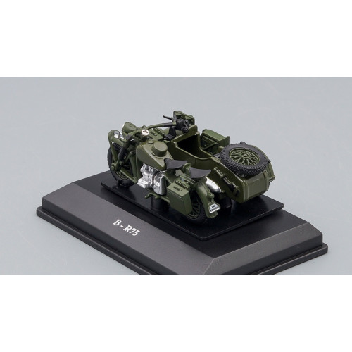 1:43 Масштабная модель BMW R75 motorcycle with sidecar, dark green