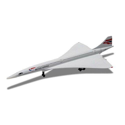 1:72 Масштабная модель AEROSPATIALE Concorde Airplane (1969), White