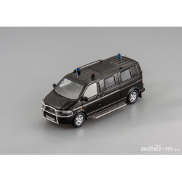 1:43 Масштабная модель VOLKSWAGEN T-5 "FRIEDERICHS" (Автомобиль выездной охраны) серия ГОН, black