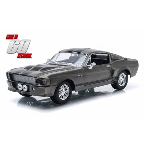 1:24 Масштабная модель FORD Mustang GT 500 "Eleanor" 1967 Silver (из к/ф "Угнать за 60 секунд")