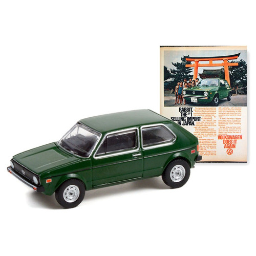 1:64 Масштабная модель VOLKSWAGEN Rabbit "Rabbit. The #1 Selling Import In Japan" 1977