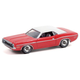 1:64 Масштабная модель DODGE Challenger "The Challenger Deputy" 1970 Bright Red/White Roof