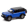 1:64 Масштабная модель FORD Bronco 2-Door VIN #001 (Lot #3008) 2021 Lightning Blue