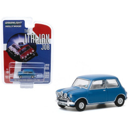 1:64 Масштабная модель AUSTIN MINI Cooper S 1275 MkI 1967 Blue (из к/ф "Ограбление по-итальянски")