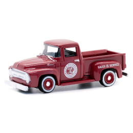 1:64 Масштабная модель FORD F-100 Pick-Up "Indian Motorcycle Sales & Service" 1954