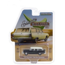 1:64 Масштабная модель CHEVROLET Two-Ten Townsman 1955 Flat Black and India Ivory