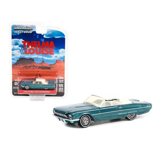 1:64 Масштабная модель FORD Thunderbird Convertible (закрытый) 1966 (из к/ф "Тельма и Луиза")