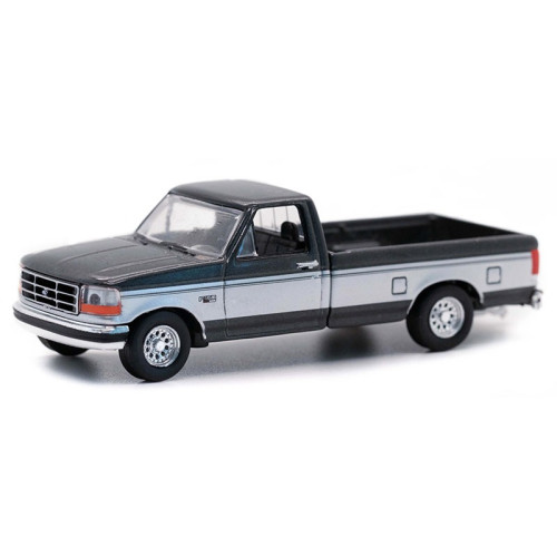 1:64 Масштабная модель FORD F-250 Pick-up 1992 Silver/Gray