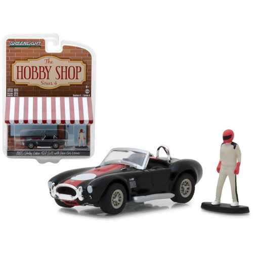 1:64 Масштабная модель AC 427 Shelby Cobra с фигуркой водителя 1965