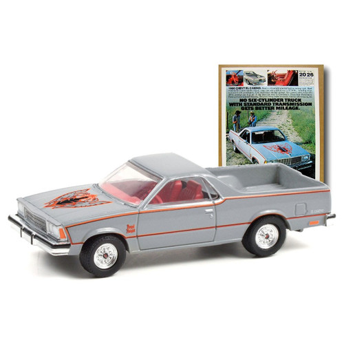 1:64 Масштабная модель CHEVROLET El Camino Royal Knight "Standard Transmission Gets Better Mileage" 1980