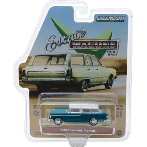 1:64 Масштабная модель CHEVROLET Nomad 1955 Regal Turquoise/India Ivory