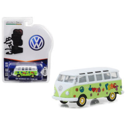 1:64 Масштабная модель VOLKSWAGEN T1 Samba Bus "Hippie Peace & Love" 1964