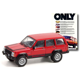 1:64 Масштабная модель JEEP Cherokee Chief 4x4 1984 Red