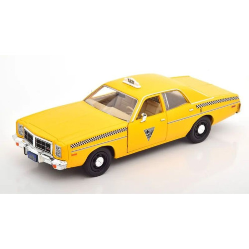 1:24 Масштабная модель DODGE Monaco Taxi "City Cab" 1978 (из к/ф "Рокки III")