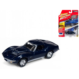 1:64 Масштабная модель Chevrolet Corvette 1972 Navy Blue