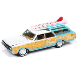 1:64 Масштабная модель Oldsmobile Vista Cruiser (1964), blue