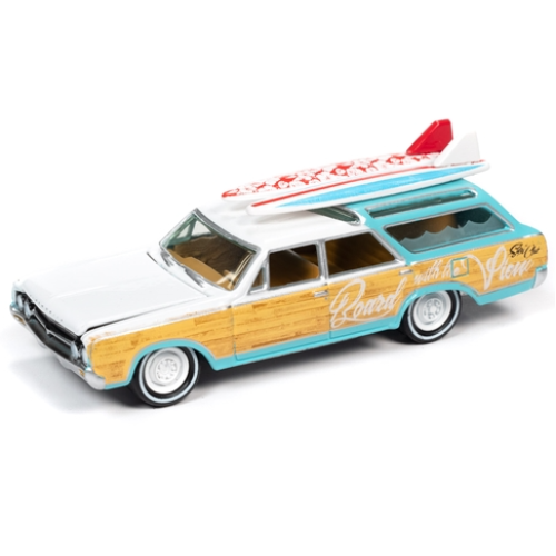 1:64 Масштабная модель Oldsmobile Vista Cruiser (1964), blue