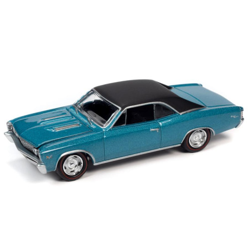 1:64 Масштабная модель CHEVROLET Chevelle SS (1967), emerald turquoise / flat black roof