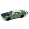 1:64 Масштабная модель Dodge Coronet A12 Super Bee 1969 (F6 Green Poly w/Gloss White Roof)