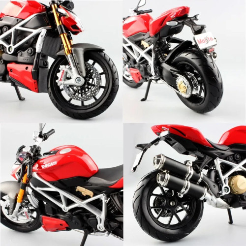 1:12 Масштабная модель DUCATI Streetfighter S 2010, Red Black