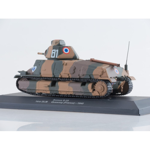 1:43 Масштабная модель Somua S-35 1ere DLM Quesnoy (France)