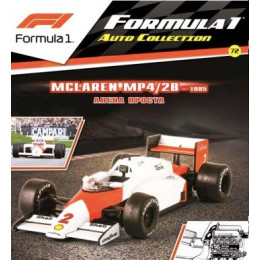 1:43 Formula 1 Auto Collection №72 - McLaren MP4/2B - Ален Прост (1985)