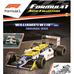 1:43 Formula 1 Auto Collection №73 - Williams FW11B - Нельсон Пике (1987)