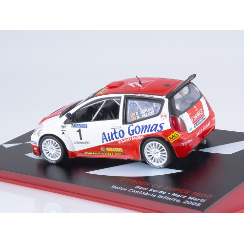 1:43 Масштабная модель Citroen C2 Super 1600 №1 Winner Rally Cantabria Infinita (Dani Sordo - Marc Marti) 2005