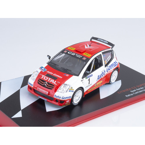 1:43 Масштабная модель Citroen C2 Super 1600 №1 Winner Rally Cantabria Infinita (Dani Sordo - Marc Marti) 2005