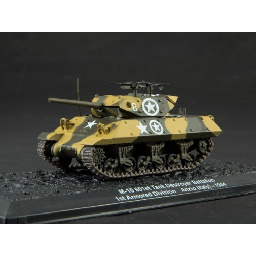 1:72 Автомобиль на службе: Современная военная техника №10 - М-10 601st Tank Destroyer Battalion 1st Armored Division Anzio(Italy), 1944