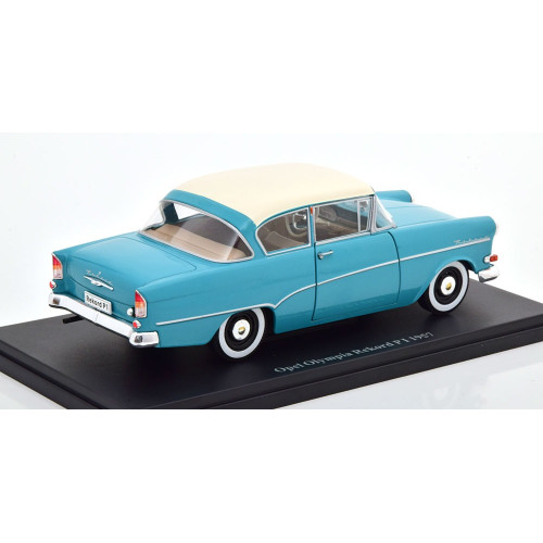 1:24 Масштабная модель OPEL Olympia Rekord P1 (1957), türkis/weiß