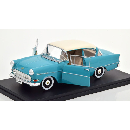 1:24 Масштабная модель OPEL Olympia Rekord P1 (1957), türkis/weiß