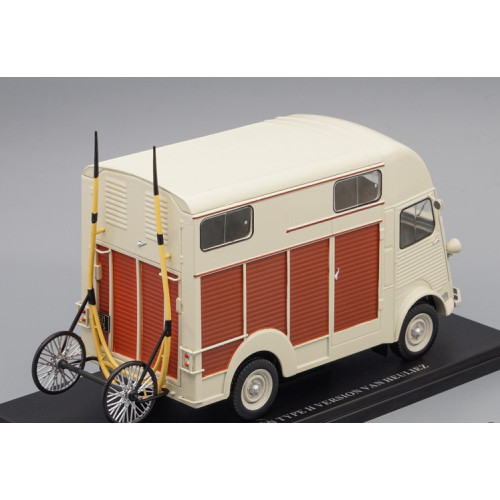 1:24 Масштабная модель CITROEN Type H Version Van Heuliez 1958, beige / maroon