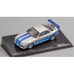 1:43 Масштабная модель NISSAN Skyline GT-R (R34) (1999) из серии Fast & Furious