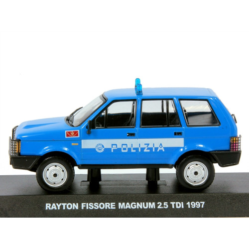 1:43 Полицейские машины мира. Спецвыпуск №2 - Rayton Fissore Magnum 2.5 TDI Полиция Италии