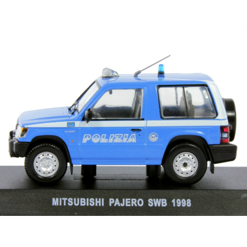 1:43 Полицейские машины мира. Спецвыпуск №4 - Mitsubishi Pajero SWB 1998. Полиция Италии