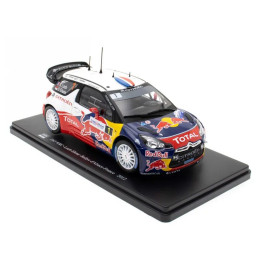 1:24 Масштабная модель CITROEN DS3 WRC #1 "Citroen Total WRT" Loeb/Elena Winner Rally d'Alsace France Чемпион мира 2012