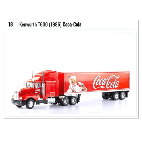 1:43 Масштабная модель Kenworth T600 (1986) - Coca-Cola