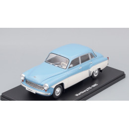 1:24 Масштабная модель WARTBURG 312 1965, blue / white