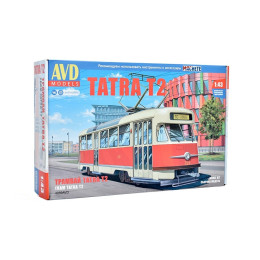 1:43 Сборная модель Трамвай Tatra-T2