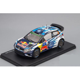 1:24 Масштабная модель VW Polo R WRC #2 "Volkswagen Motorsport" Latvala/Anttila Winner Rally Mexico 2016