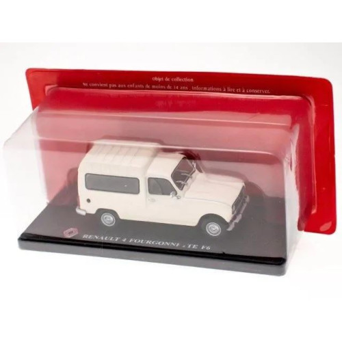 1:43 Масштабная модель RENAULT 4 Fourgonnette F6 1979 White