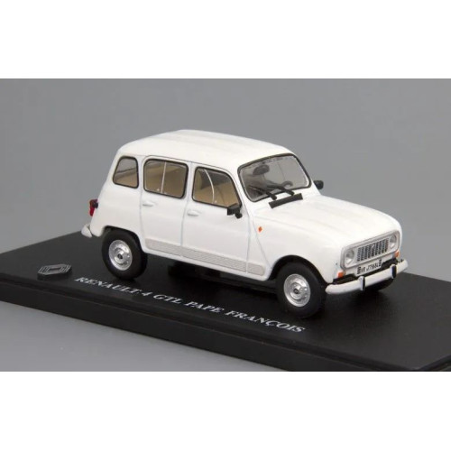 1:43 Масштабная модель RENAULT 4 GTL Pape Francois (папа Франциск) 2001 White