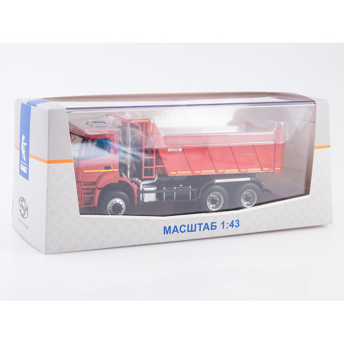 1:43 Масштабная модель KAMAZ-65802-87 (S5) самосвал