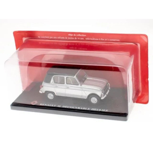 1:43 Масштабная модель RENAULT 4l Decouvrable Heuliez 1981 Grey/Black